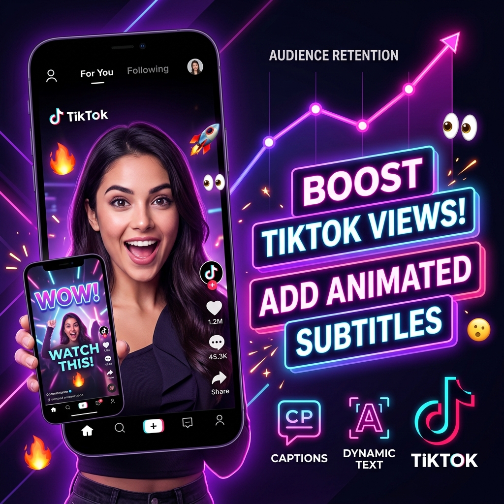 Why You Need to Add Animated Subtitles to All Your TikTok Videos Now
